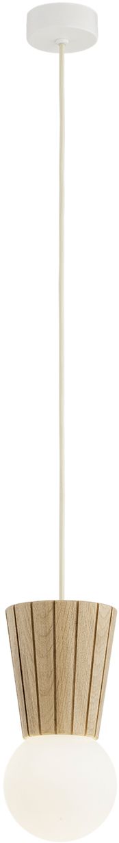 Argon Volante függőlámpa 1x6 W fa-opál 8951