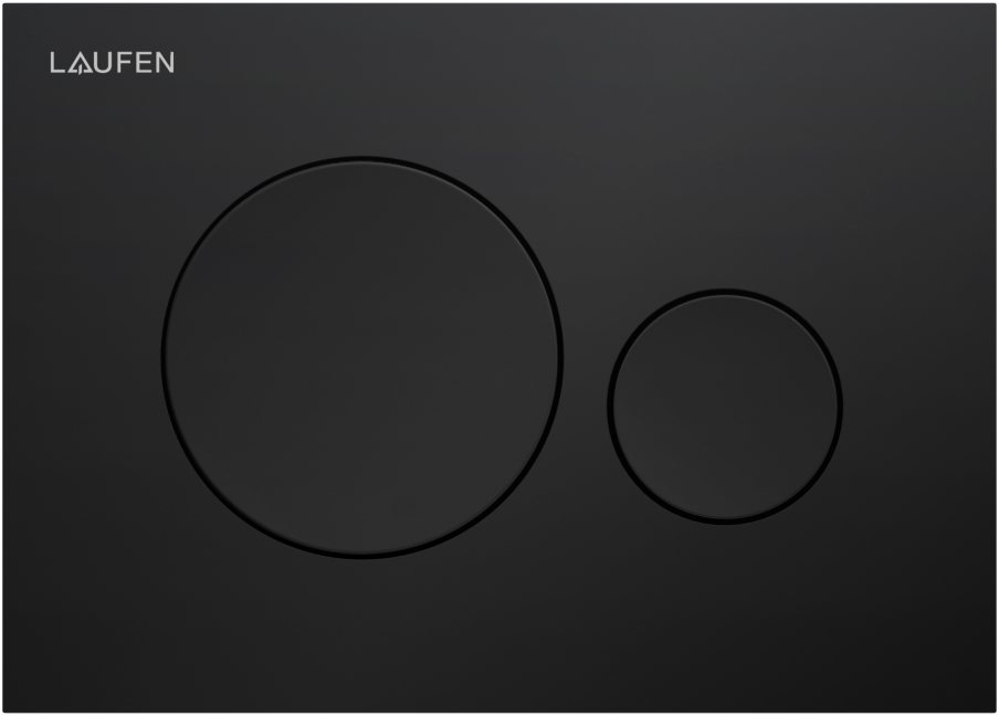 Laufen Ineo Moon öblítő gomb WC-hez fekete H9001147160001
