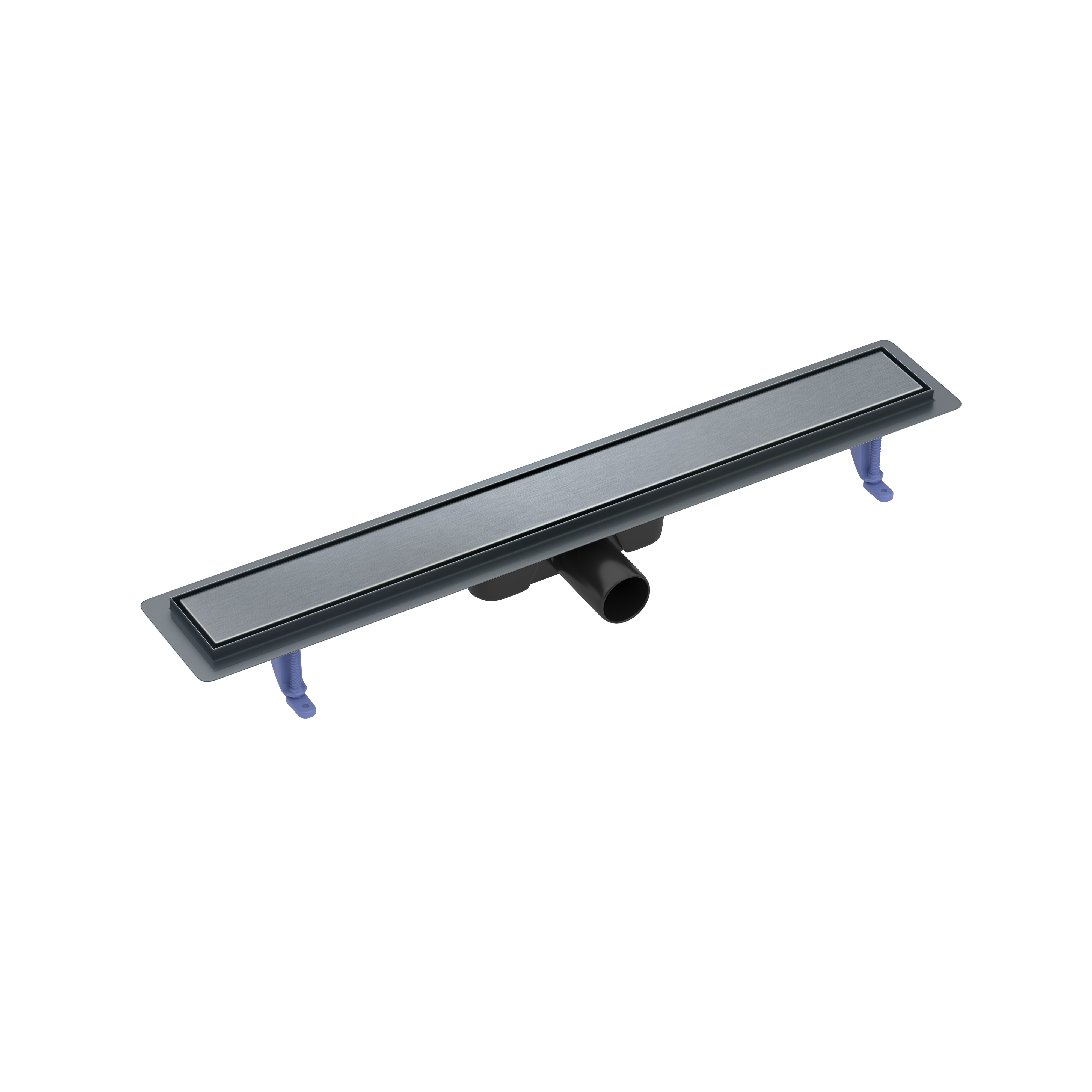 Cersanit Tako zuhany lefolyó 70 cm fekete-grafit S204-063