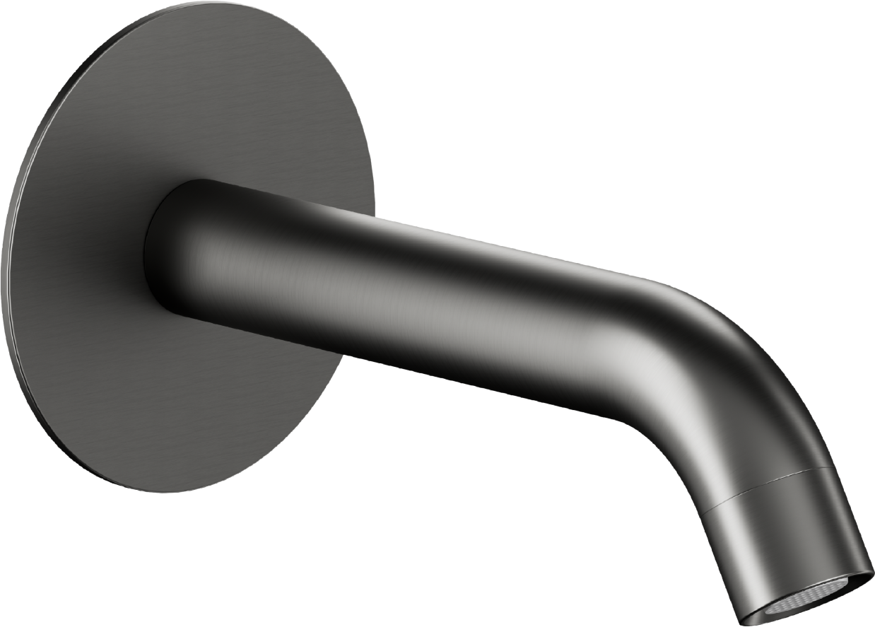 KFA Armatura Moza Gun Metal Grey kifolyócső csaptelep fürdőkádhoz grafit 836-004-61