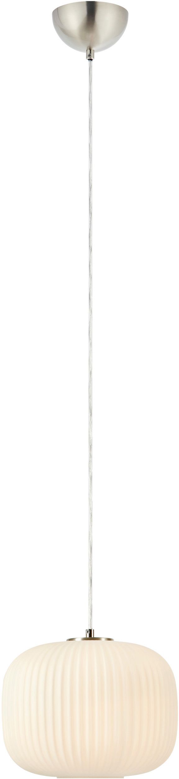 Markslöjd Sober függőlámpa 1x40 W fehér-nikkel 109008