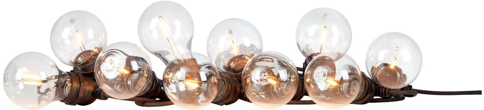 Markslöjd Link kültéri lámpafüzér x2.5 W fekete 108903