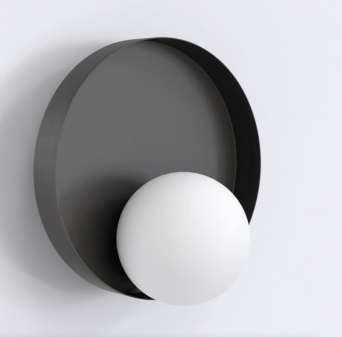 Emibig Kido oldalfali lámpa 1x8 W fekete 1532/K1