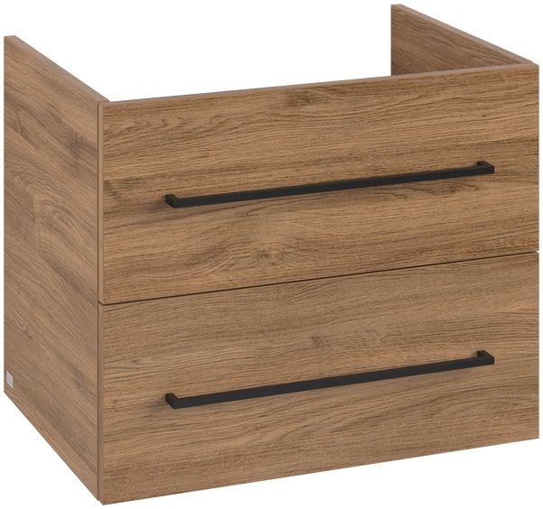 Villeroy & Boch Avento szekrény 62.6x48.4x51.4 cm mosdókagyló alá akasztható tölgy A89010RH 