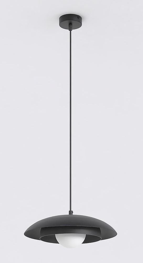 Emibig Skin függőlámpa 1x8 W fekete 1603/1