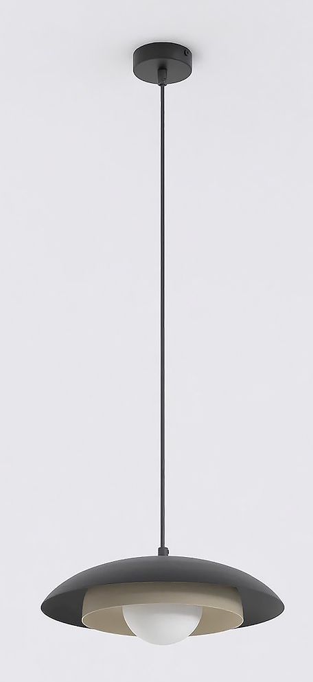 Emibig Skin függőlámpa 1x8 W fekete-cappuccino 1604/1