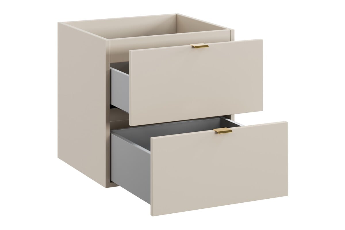 Comad Dalia Cashmere szekrény 50x46x50 cm mosdókagyló alá akasztható bézs DALIA CASHMERE 82-50-46-2S