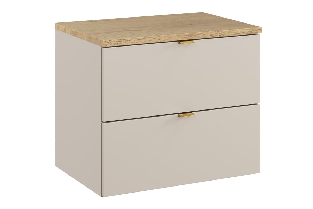 Készlet szekrény Comad Dalia Cashmere DALIA CASHMERE 82-60-46-2S, szekrény feletti pult Comad Nordic Cremona CREMONA 89-60-46 M