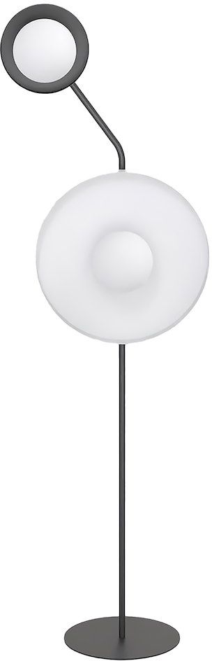 Emibig Kiss állólámpa 2x8 W fehér-fekete 1609/LP2