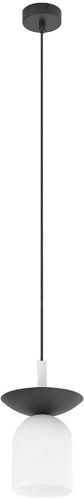 Emibig Ego függőlámpa 1x10 W fehér-fekete 1613/1