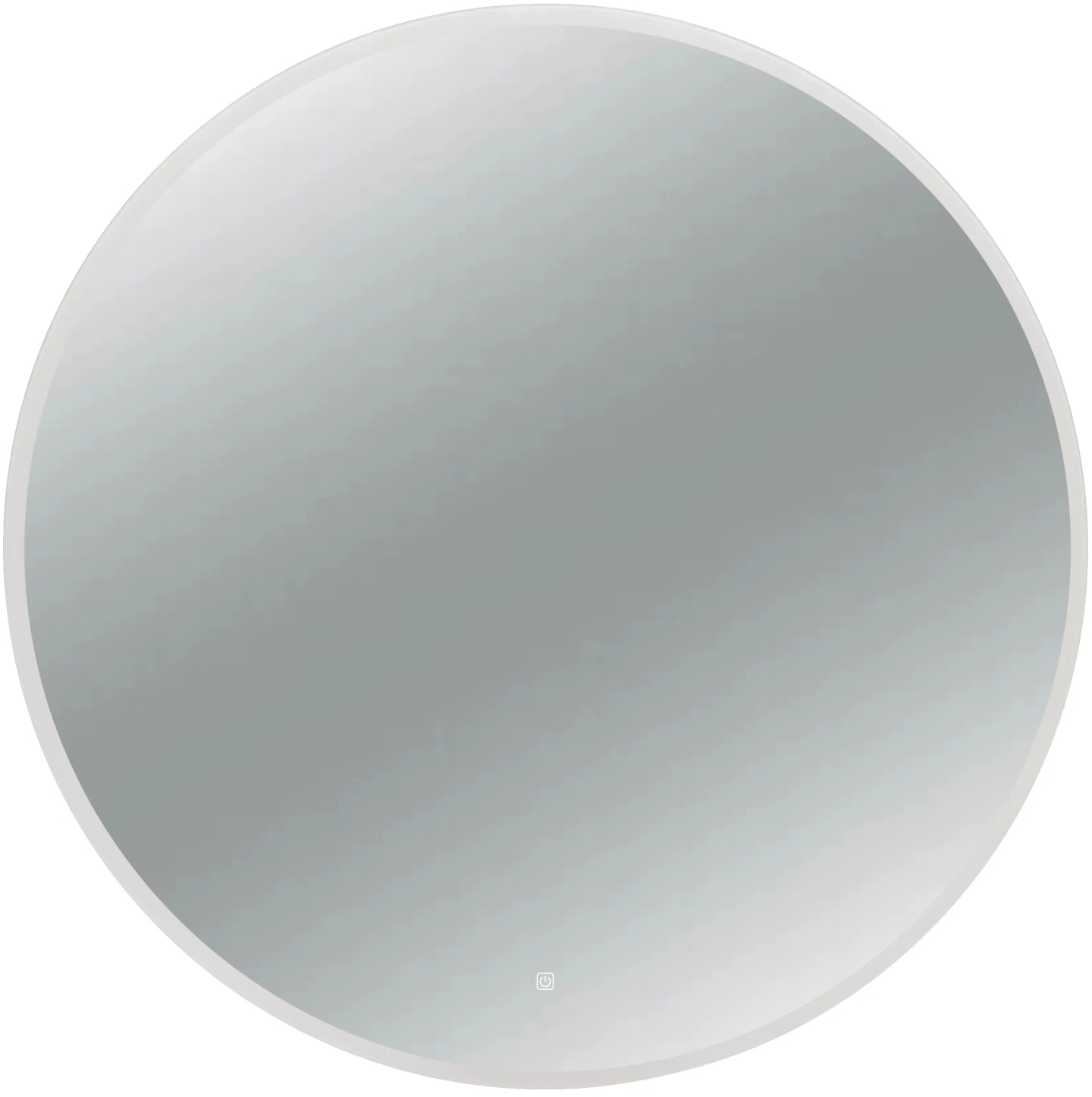 Balneo Moon tükör 90x90 cm kerek világítással páramentesítő fóliával fehér L0101020401-4