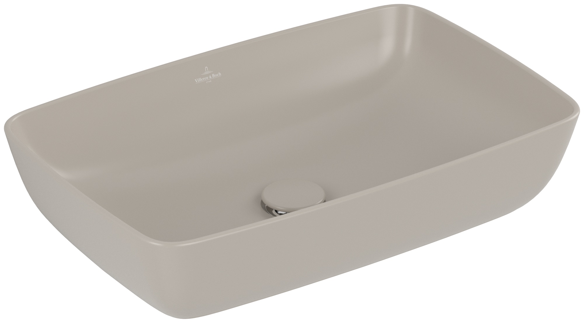 Villeroy & Boch Artis mosdótál 58x38.5 cm négyszögletes mosdótálak barna/bézs 417258AM
