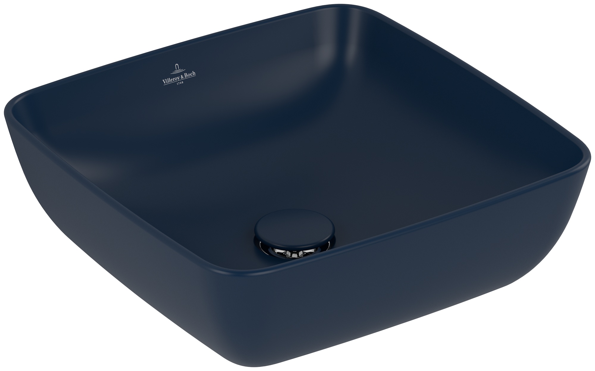 Villeroy & Boch Artis mosdótál 41x41 cm négyzet mosdótálak kék 417841R6