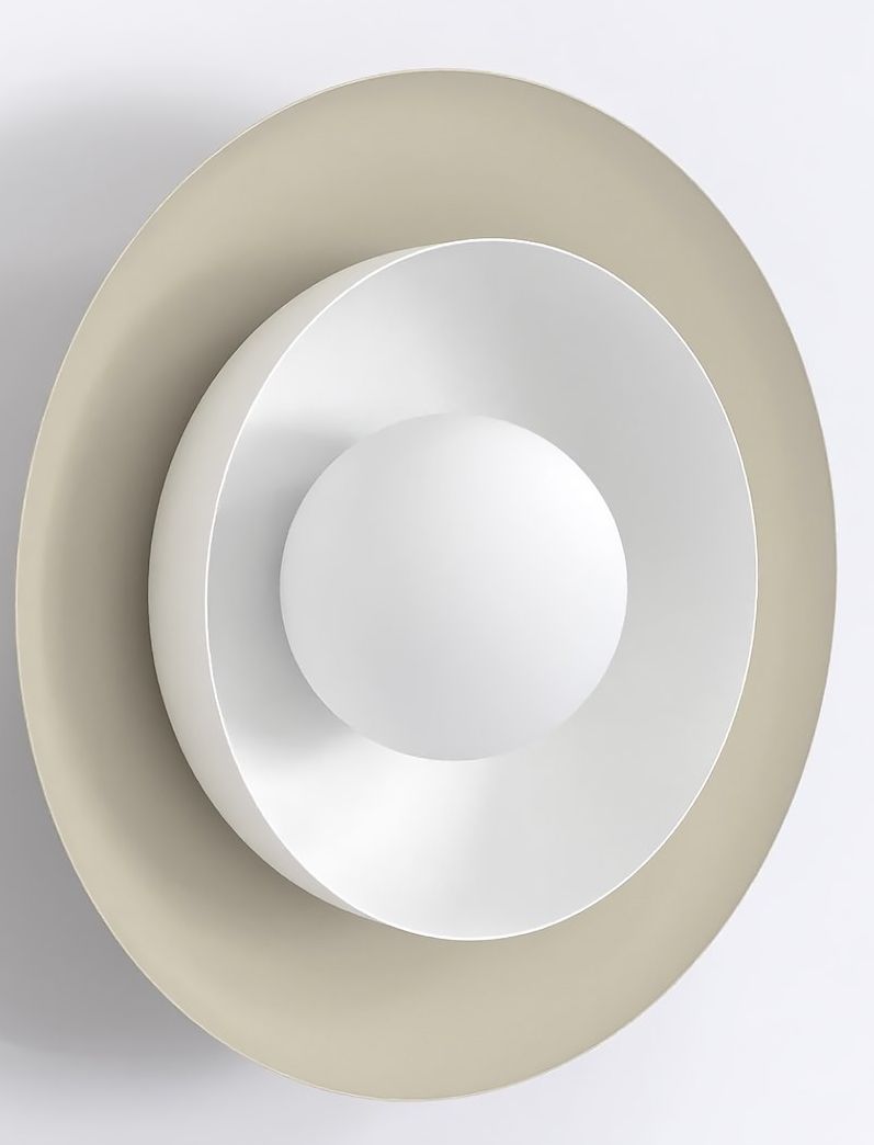 Emibig Poppi oldalfali lámpa 1x8 W fekete-bézs 1520/K1