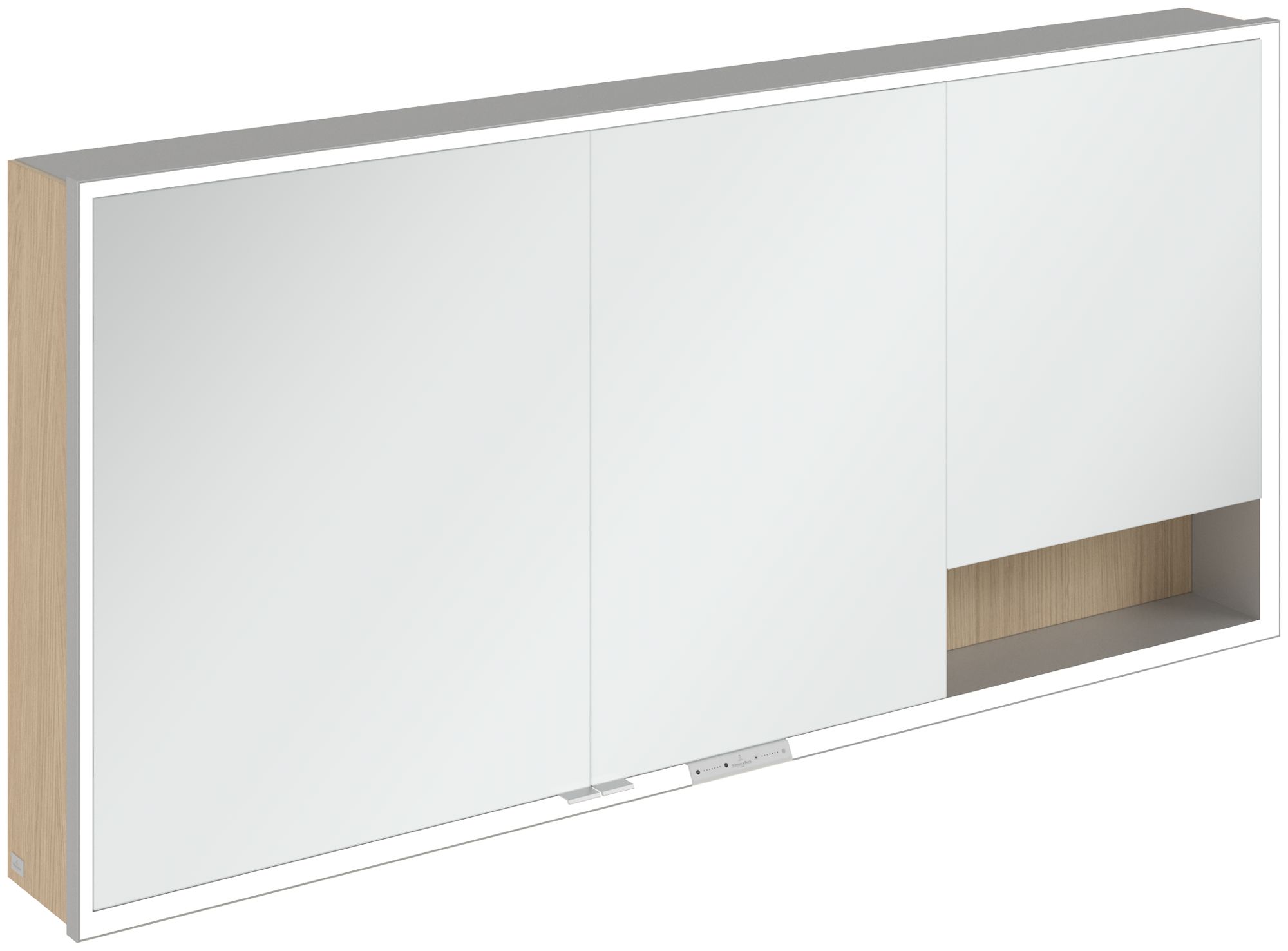 Villeroy & Boch My View+ szekrény 160x16.8x75 cm tükörrel tölgy A48116VJ