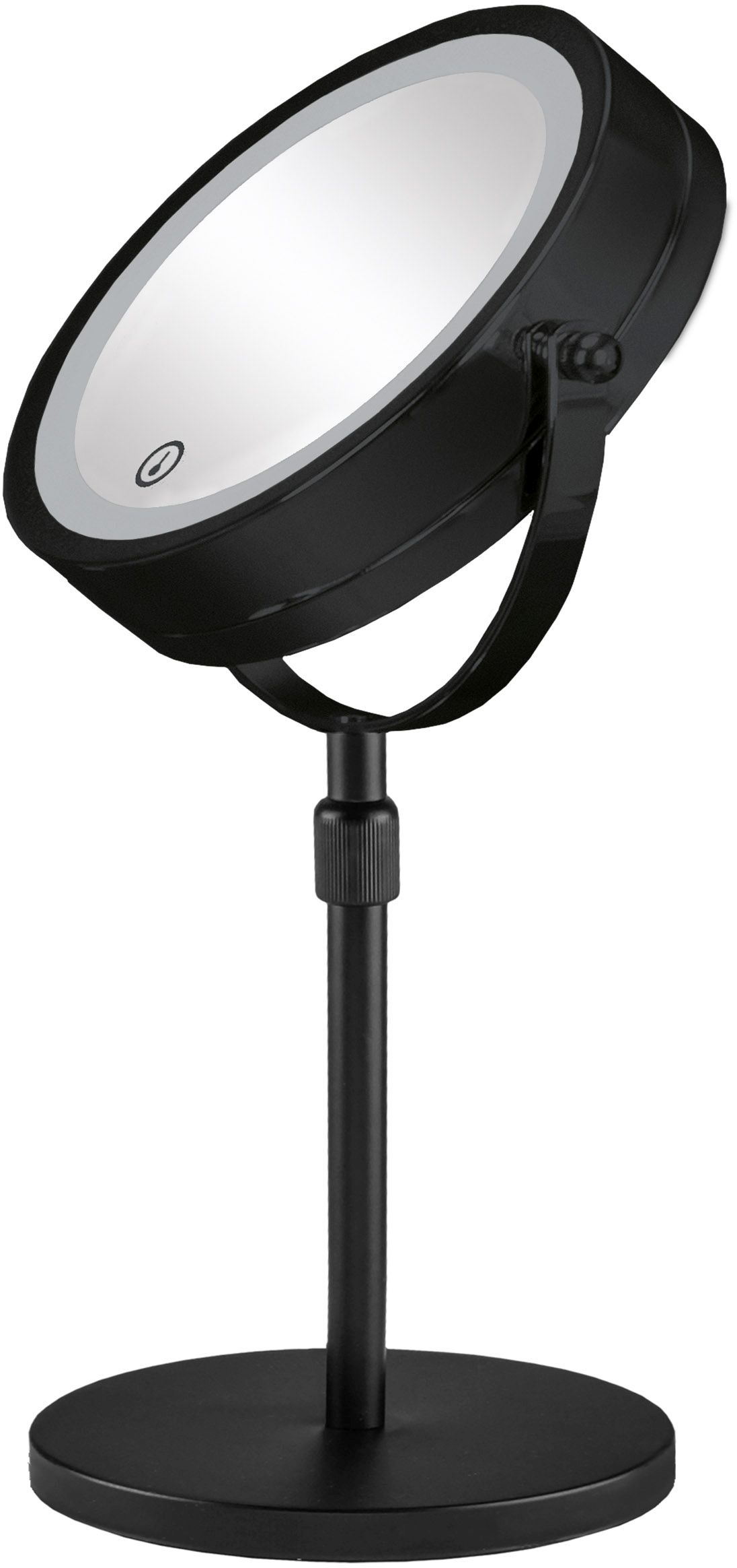 Kleine Wolke LED Mirror kozmetikai tükör 20.5x37 cm kerek világítással ezüst 8507926886