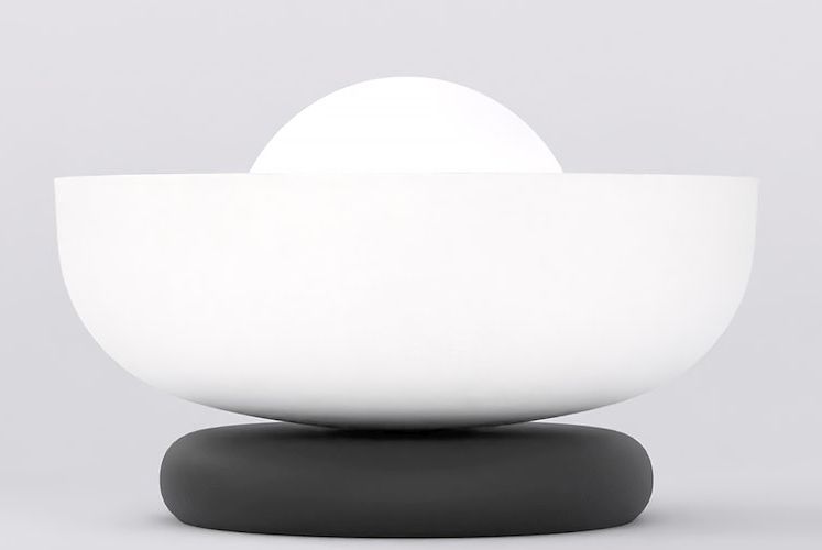 Emibig Ozzy asztali lámpa 1x8 W fehér-fekete 1516/LN1