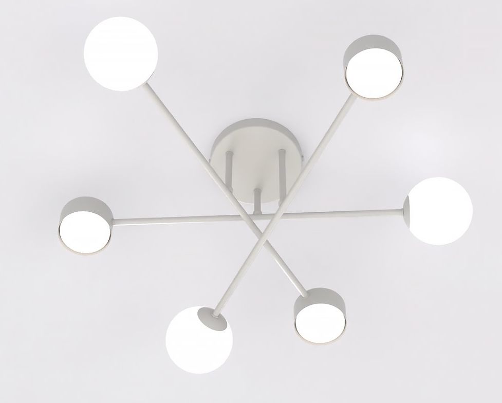 Emibig Holon mennyezeti lámpa 6x8 W szürke 1561/6