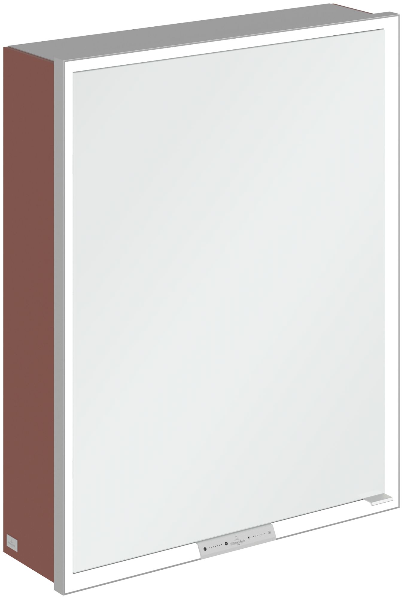 Villeroy & Boch My View+ szekrény 60x16.8x75 cm tükörrel piros A4816LAH
