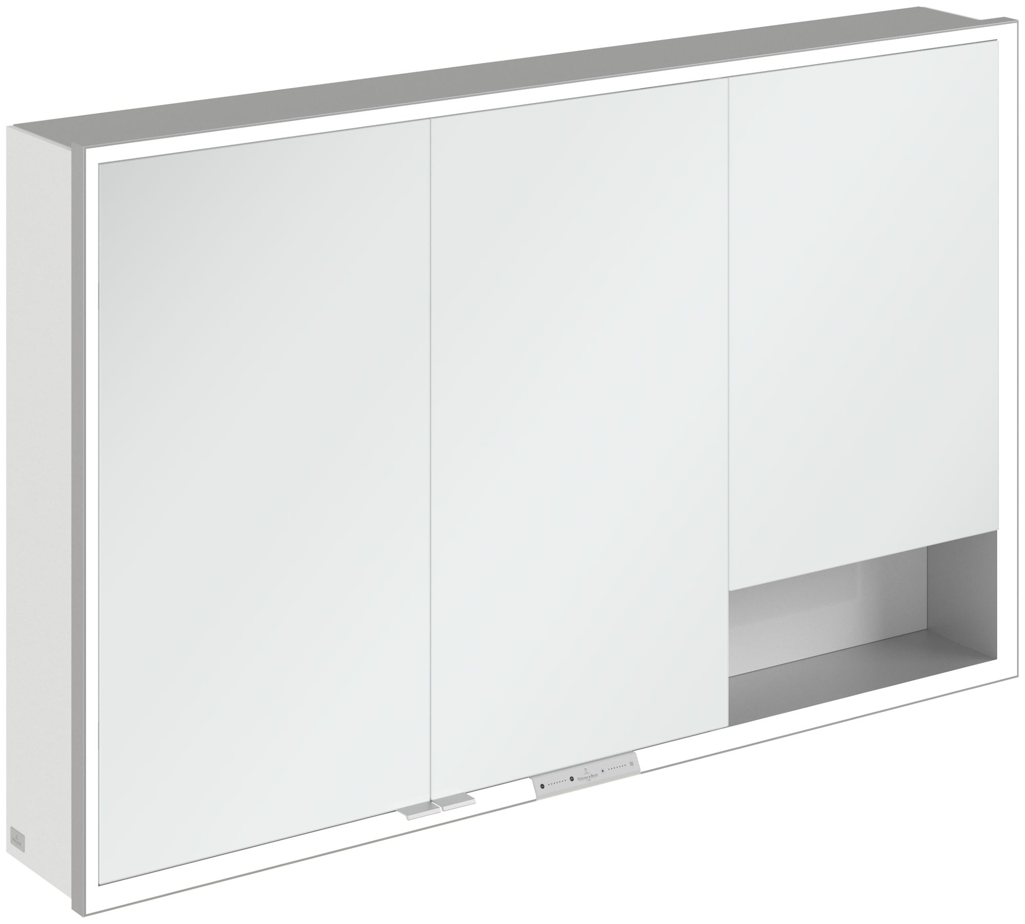 Villeroy & Boch My View+ szekrény 120x16.8x75 cm tükörrel fehér A48112VE
