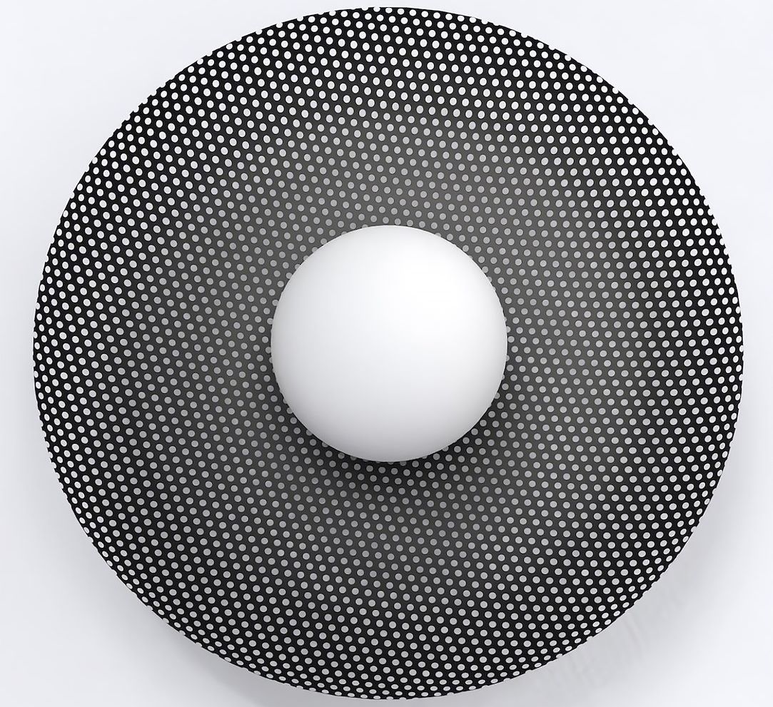 Emibig Vibez oldalfali lámpa 1x8 W fekete 1540/K1