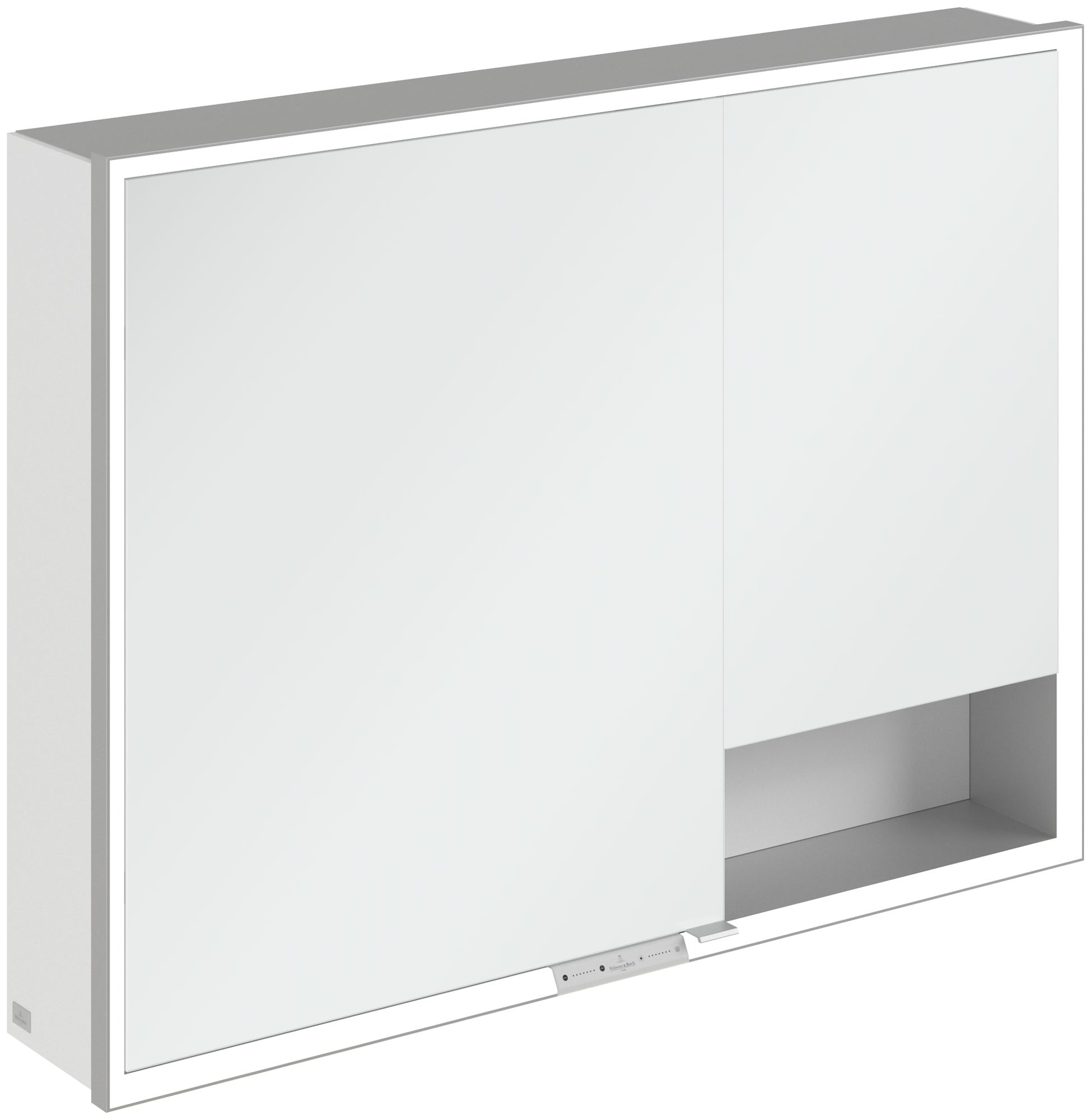 Villeroy & Boch My View+ szekrény 100x16.8x75 cm tükörrel fehér A48110VF
