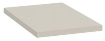 Defra Uni szekrény feletti pult 30x46 cm 125-F-03012