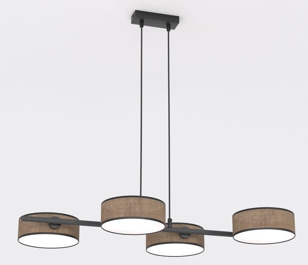 Emibig Drumz függőlámpa 4x10 W barna 1563/4