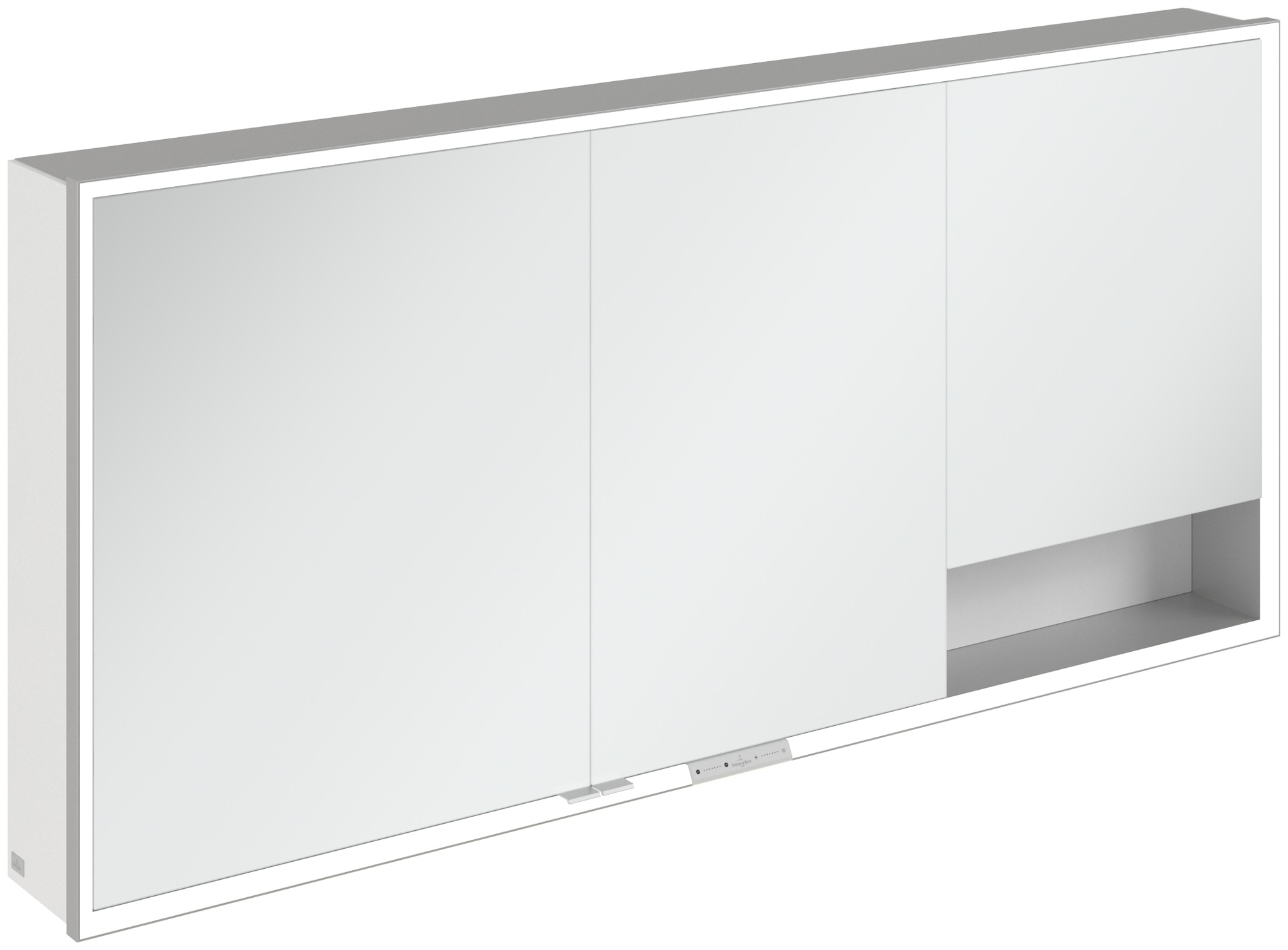 Villeroy & Boch My View+ szekrény 160x16.8x75 cm tükörrel fehér A48116VF