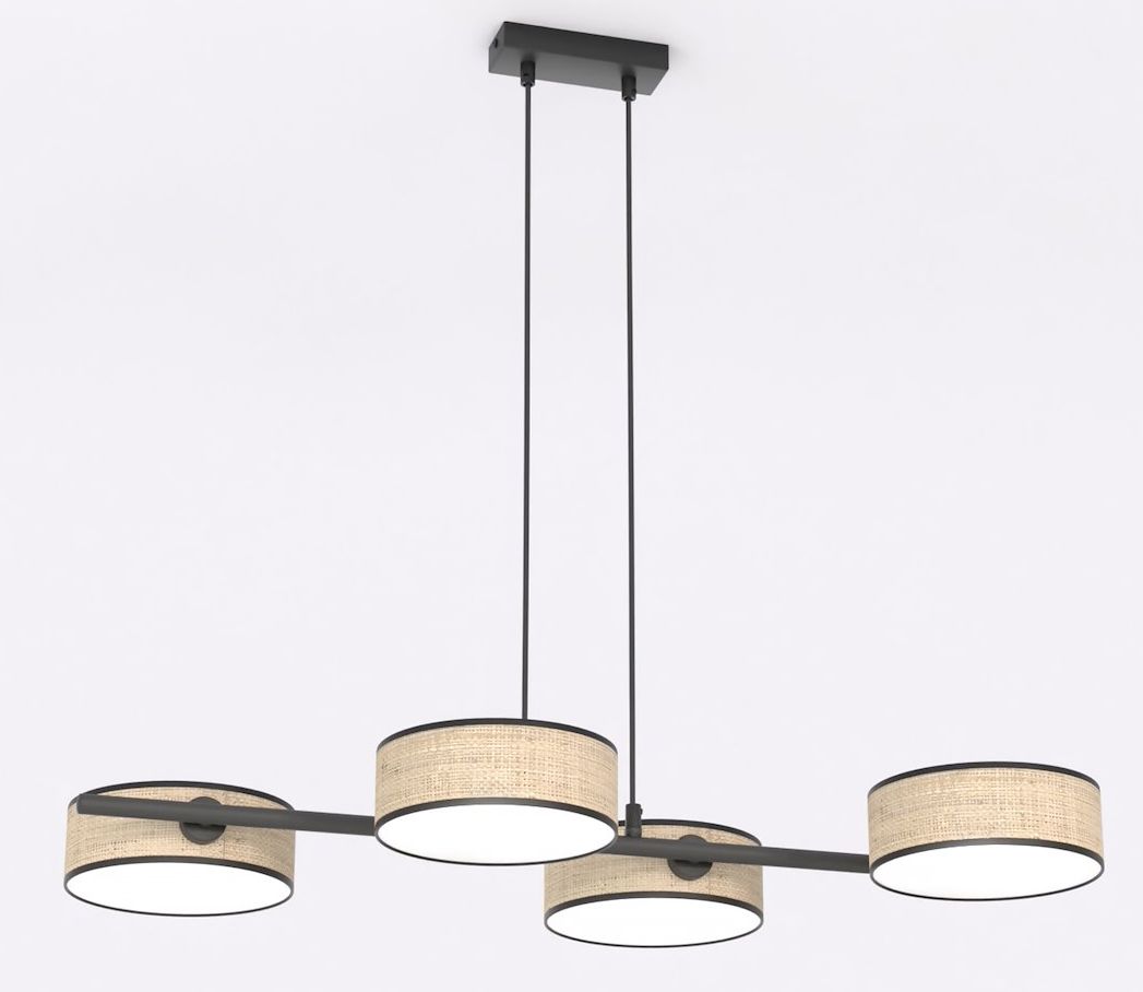 Emibig Drumz függőlámpa 4x10 W bézs 1565/4