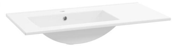 Defra Plan mosdótál 91x46 cm négyszögletes beépíthető fehér 1725