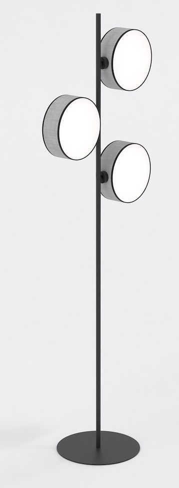 Emibig Drumz állólámpa 3x10 W szürke 1564/LP3