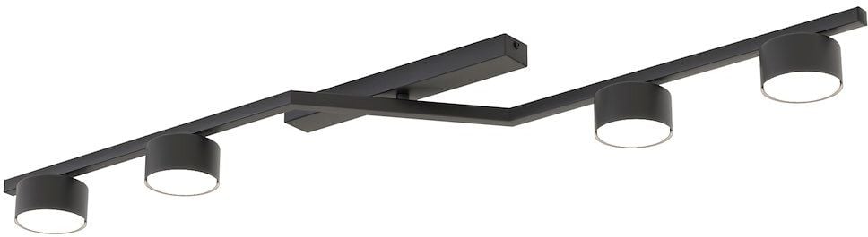 Emibig Skan mennyezeti lámpa 4x12 W fekete 1574/4