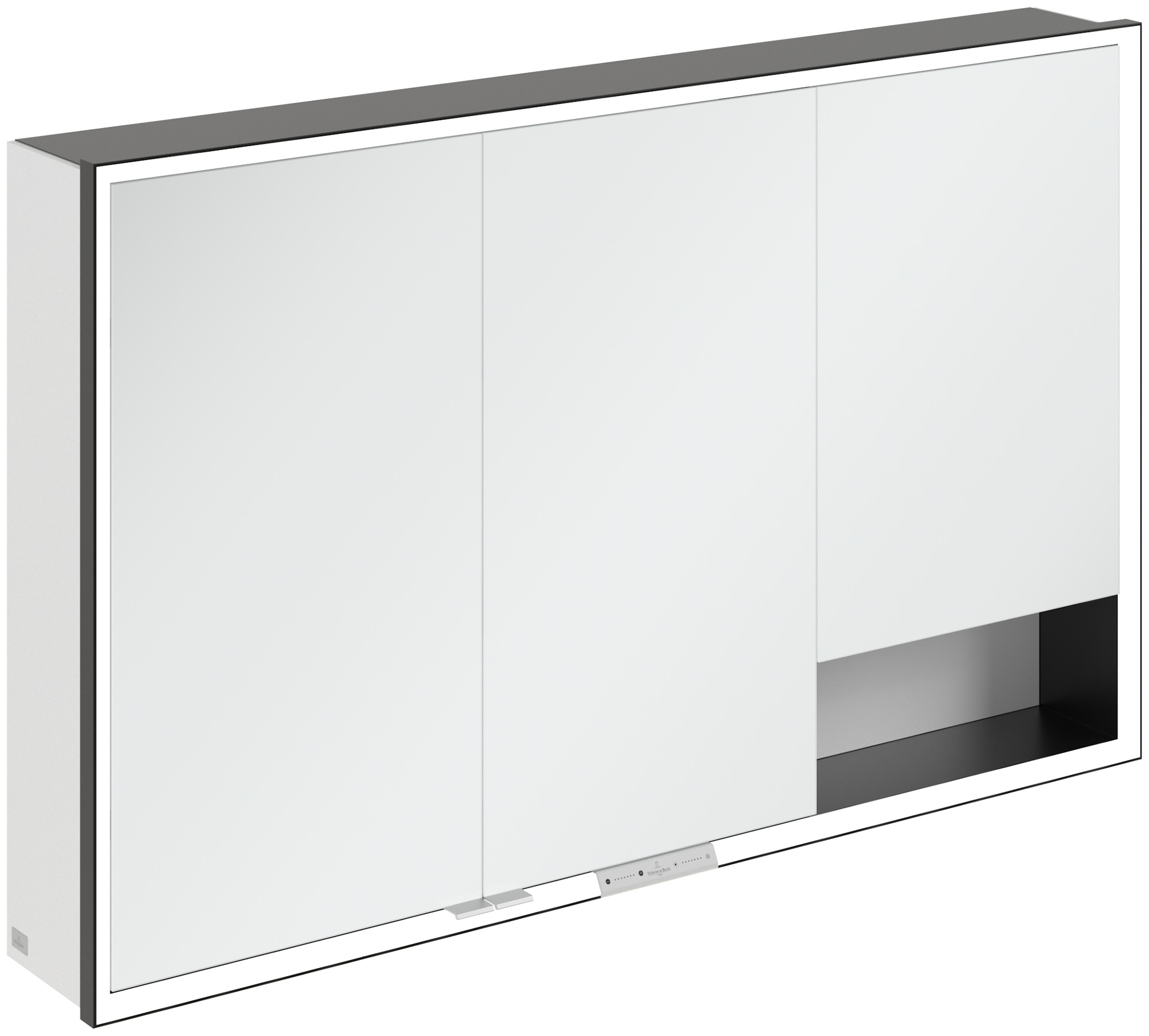 Villeroy & Boch My View+ szekrény 120x16.8x75 cm tükörrel fehér B48112VF