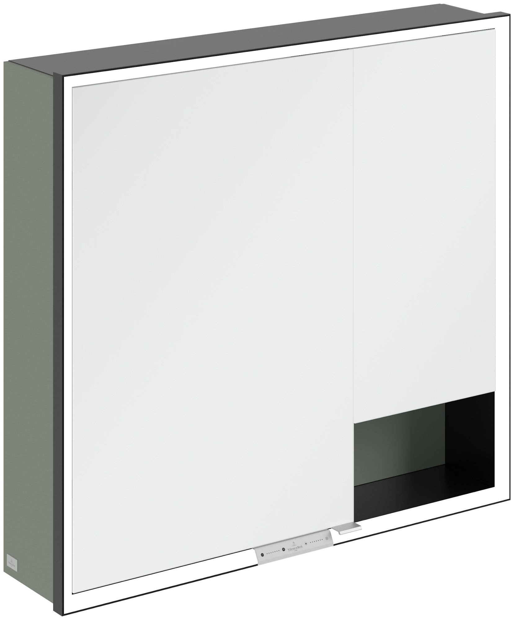 Villeroy & Boch My View+ szekrény 80x16.8x75 cm tükörrel zöld B48180AF