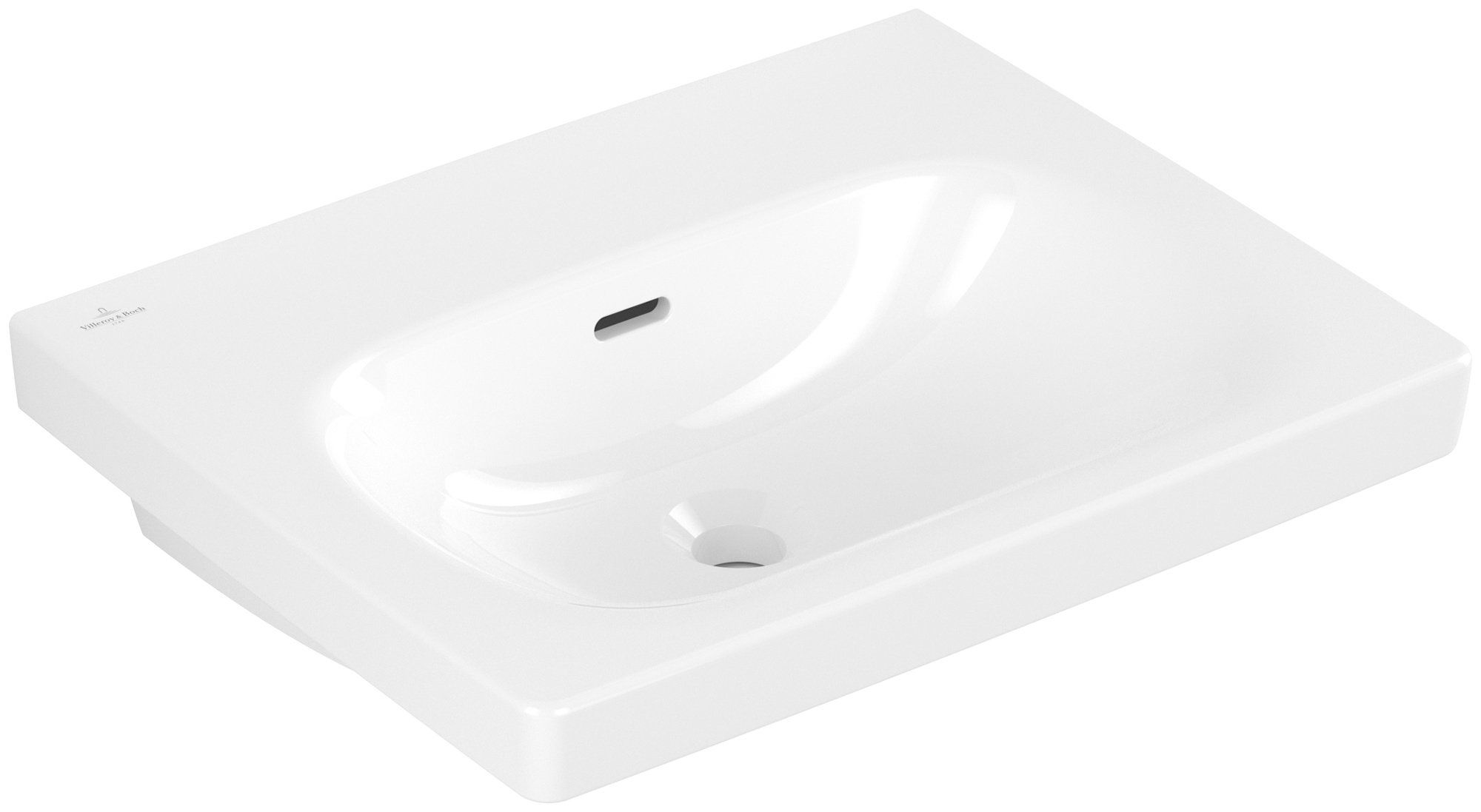 Villeroy & Boch Skyla mosdótál 55x44.5 cm négyszögletes beépíthető fehér 5A5157R1