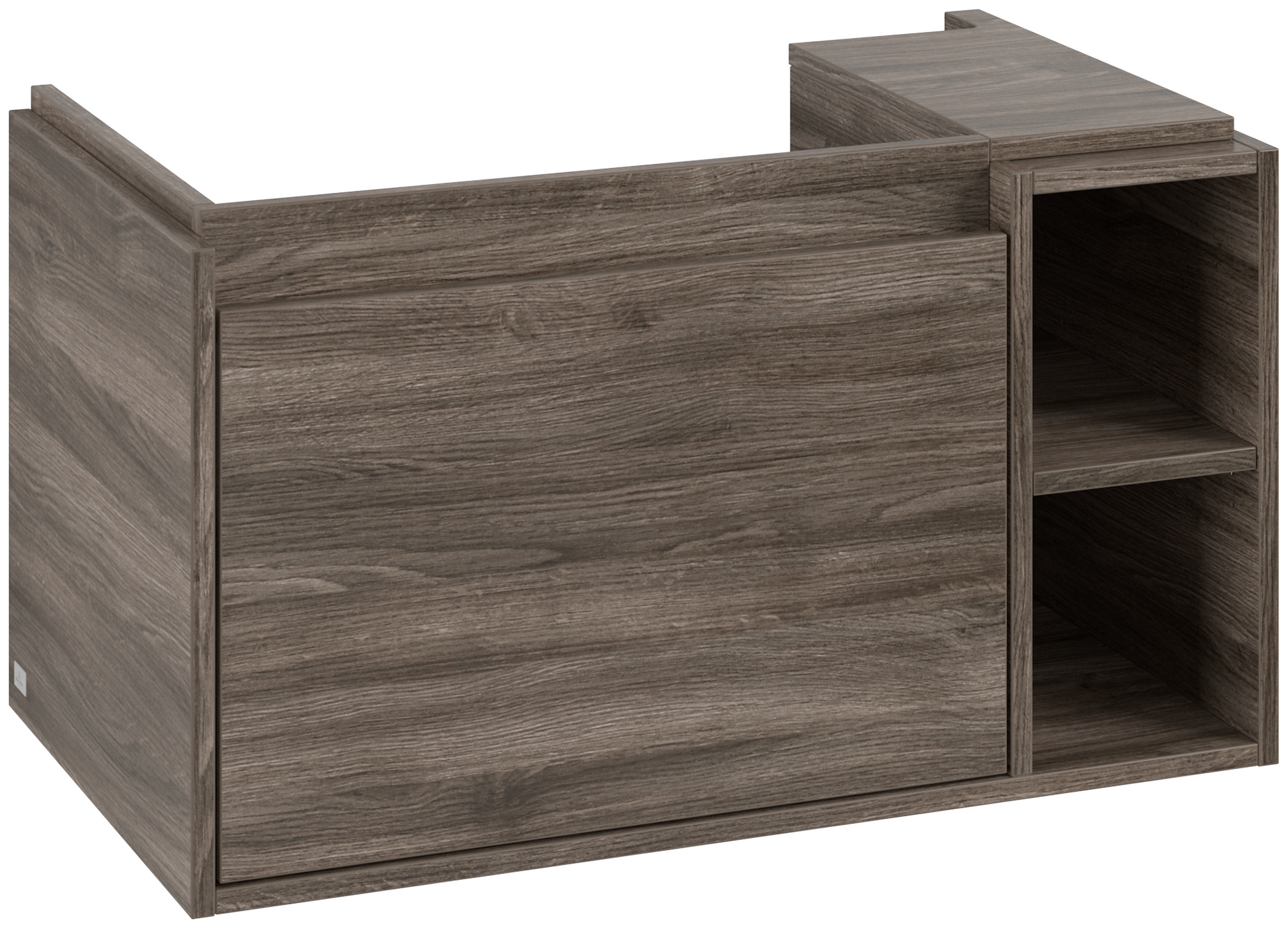 Villeroy & Boch Skyla szekrény 77.2x43.9x43.6 cm mosdókagyló alá akasztható tölgy C78800RK