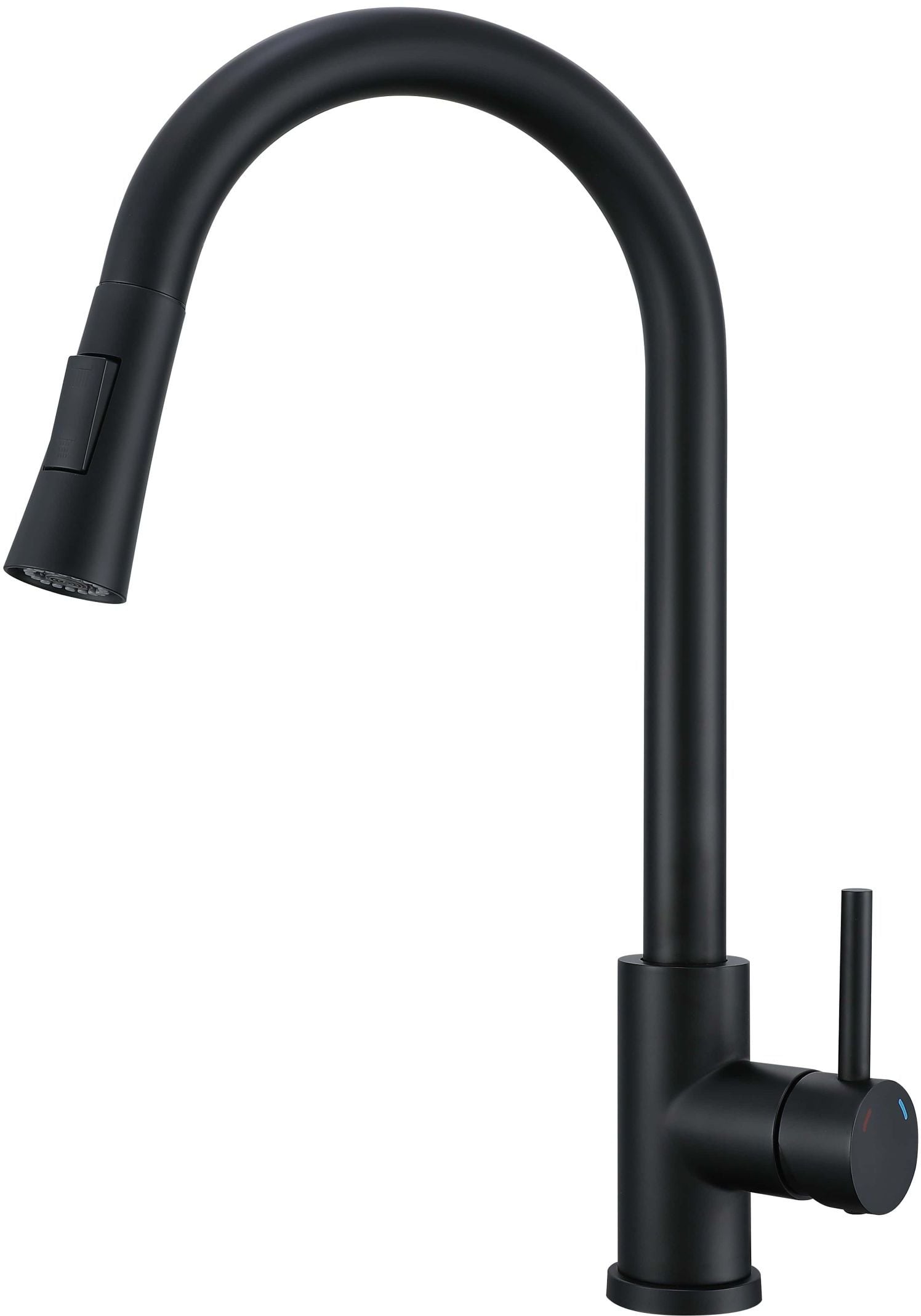 Ruvetti Edera konyhai csaptelep álló fekete 1003MB
