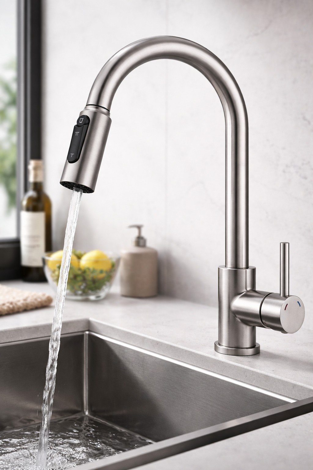 Ruvetti Camellia csaptelepek víztisztító berendezésekhez álló rozsdamentes acél 1004BS