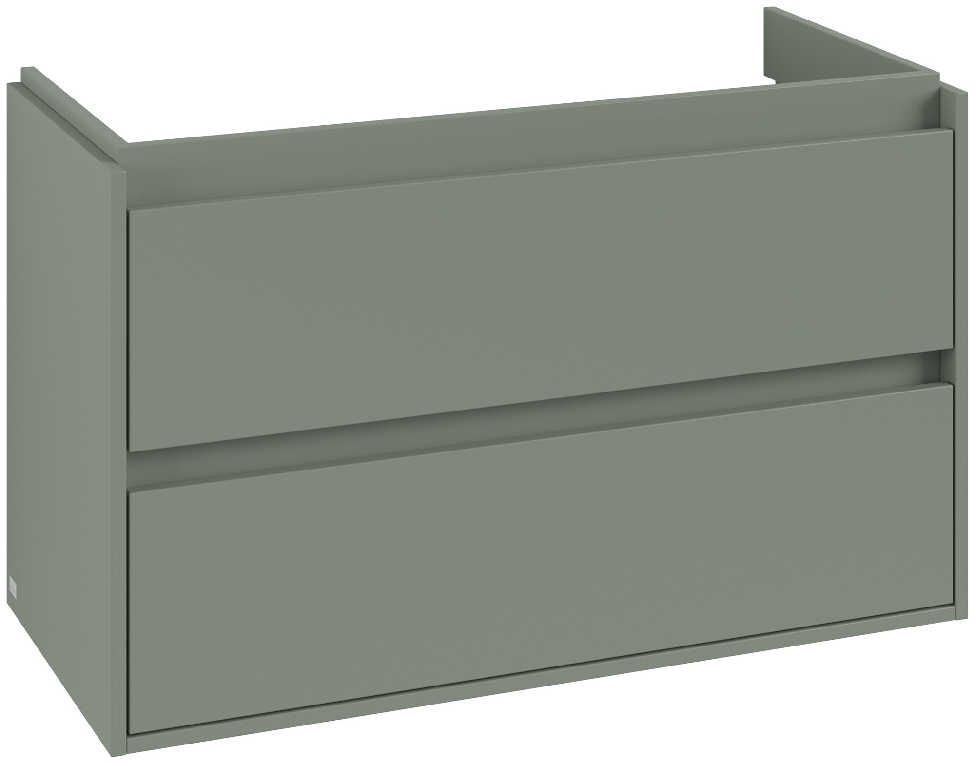 Villeroy & Boch Skyla szekrény 97.2x43.9x59.6 cm mosdókagyló alá akasztható zöld C79900AF
