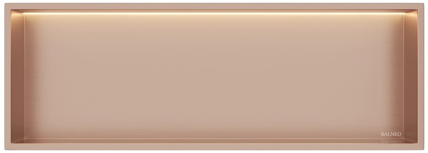 Balneo Wall Box süllyesztett polc 90 cm réz B0101040109-3