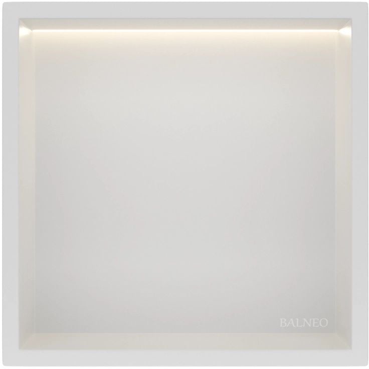Balneo Wall Box süllyesztett polc 30 cm fehér B0101050109-1