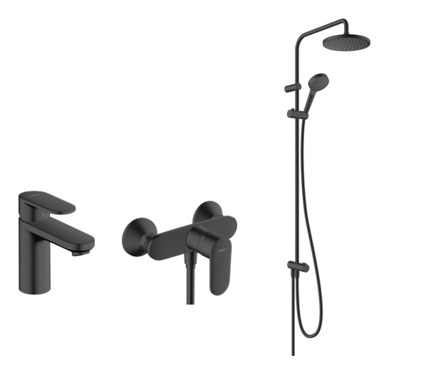 Készlet zuhany készlet Hansgrohe Vernis Blend 26272670, zuhanycsaptelep Hansgrohe Vernis Blend 71640670, 71580670