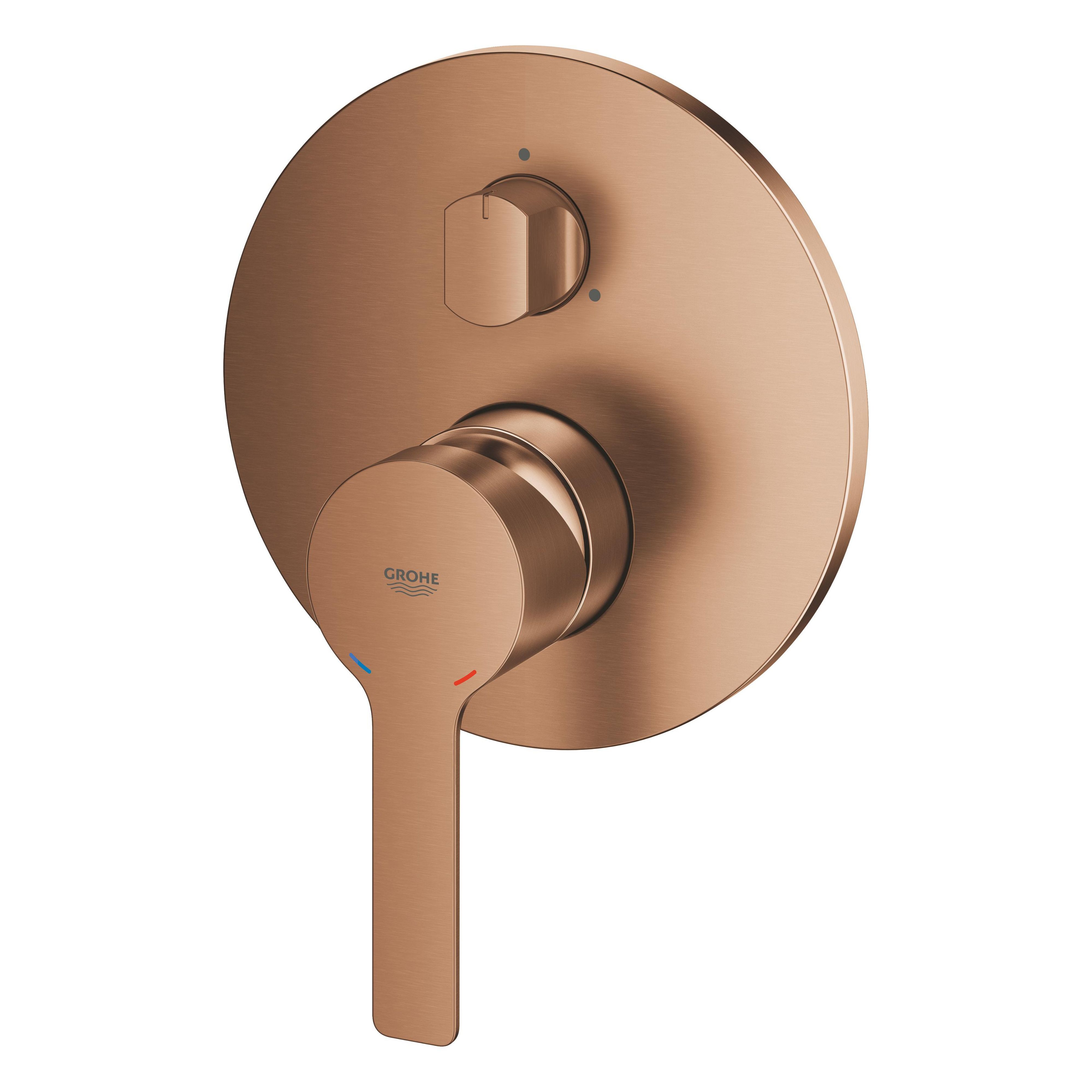 Grohe Lineare kád és zuhany csaptelep süllyesztett Brushed Warm Sunset 24095DL1