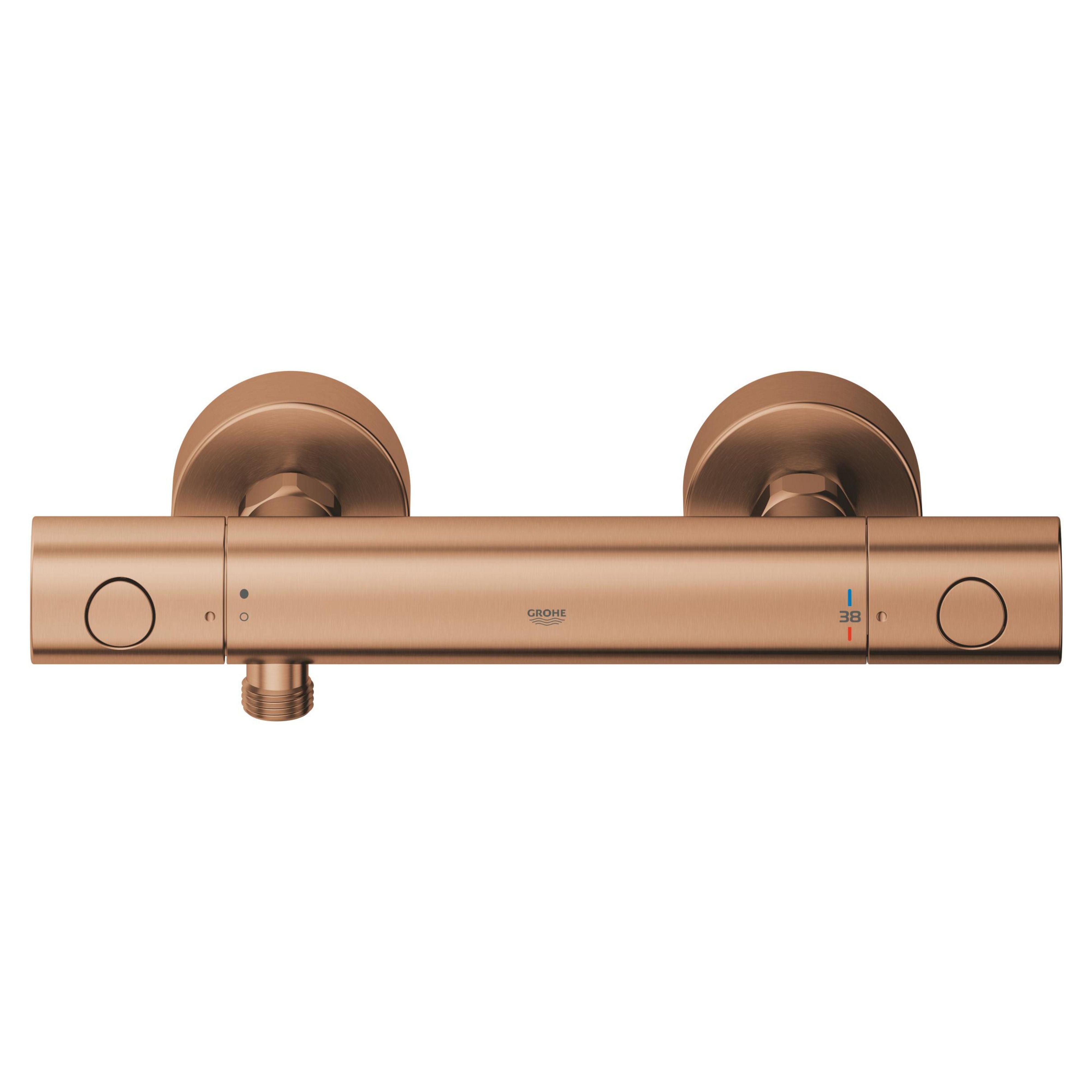 Grohe Grohtherm 800 zuhanycsaptelep süllyesztett z termosztáttal Brushed Warm Sunset 34765DL0