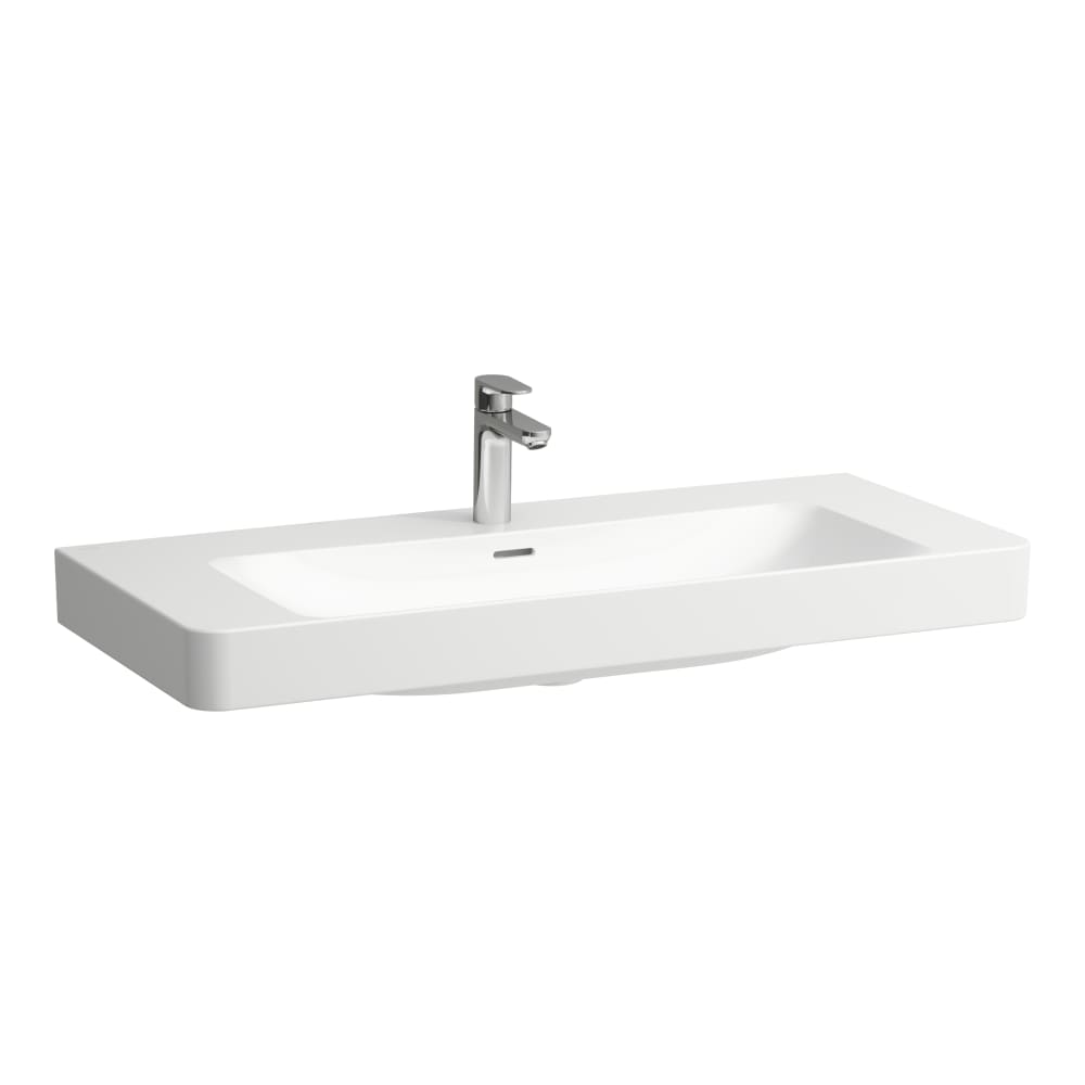 Laufen Pro X mosdótál 105x46.5 cm négyszögletes klasszikus-beépíthető fehér fényes H8108690001091
