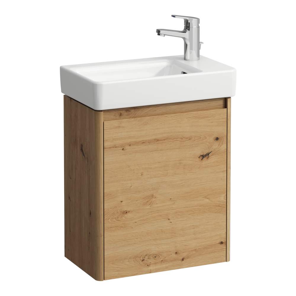 Laufen Base 2.0 szekrény 45.7x27x51.5 cm mosdókagyló alá akasztható tölgy H4112321082671