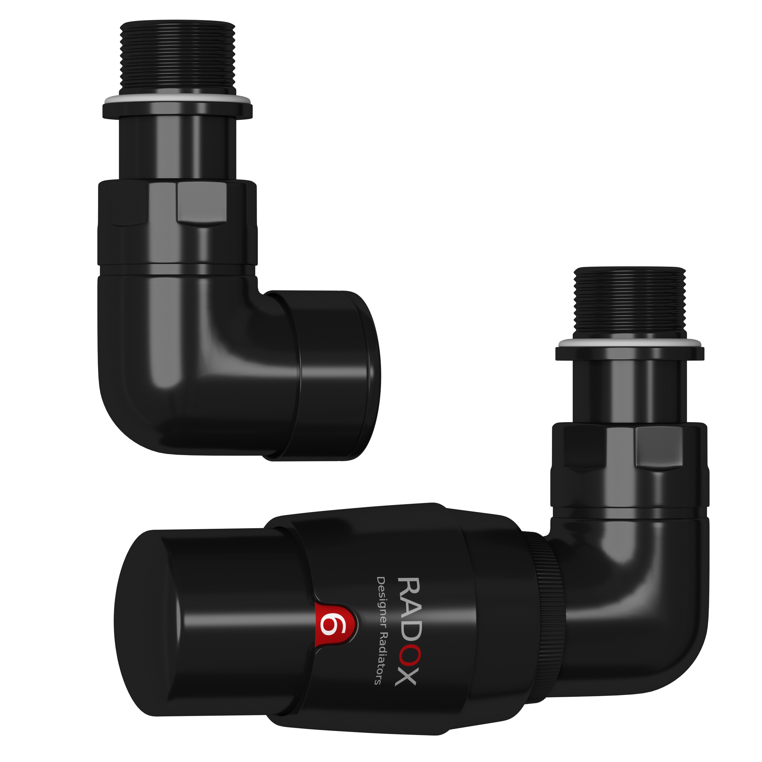 Radox RX2T termosztatikus szelep fekete VT-RX-2T.9005M.OS.P