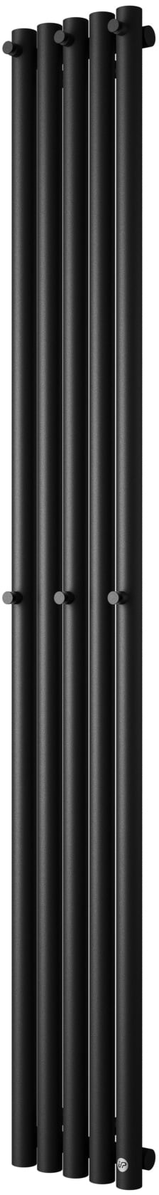 Instal Projekt Hengo fürdőszoba radiátor dekoratív 120x9 cm fekete HEN-120/02C31