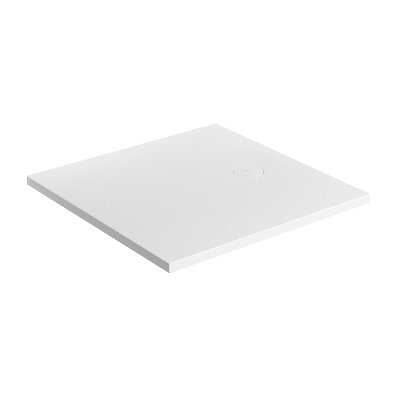 Omnires Aquarock négyzet alakú zuhanytálca fedéllel 80x80 cm fehér AQUAROCK80-KBM